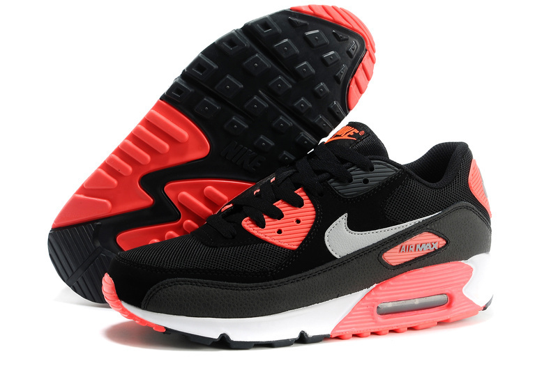 chaussures nike air max 90 femme noire rouge, chaussures nike air max 90 femme noire rouge